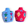 Berber Baskets - blue | red | details