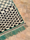 Tazenakht Rug | ecru-black-gray-aqua