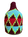 Berber Baskets - multi shades of blue & burgundy