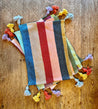 Multicolor Striped Cotton PLACEMATS with TASSELS