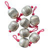 Medium Handmade SABR Christmas Ornaments | metal & rayon