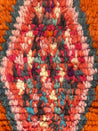 Small Boujad Rug | orange-teal-fuchsia