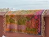 Small Boujad Rug | pink-green-orange