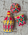 Berber Baskets - red, green & yellow