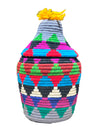 Berber Baskets - multi pompom