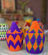 Berber Baskets - purple & orange