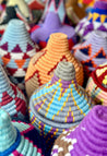 Berber Baskets S - purple | white