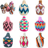 Berber Basket - colorful triangles