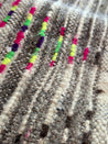 AZILAL neon - boucherouite on wool 205/135