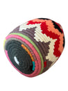 Berber Basket - black, pink & red