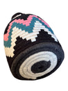 Berber Basket - teal, off white & pink