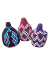 Berber Baskets - teal, purple & burgundy