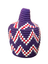 Berber Baskets - teal, purple & burgundy
