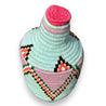 Berber Basket - soft pink | aqua | multi