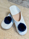 Moroccan Babouche Slippers - POMPOM