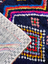 Boucherouite Rugs OURIKA neon on black