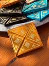 SQUARE Leather Coin Purse