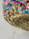FIESTA Sequined Shopper with leather Handles