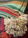 Multicolor Striped Cotton PLACEMATS with TASSELS