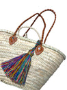 Moroccan Shopper with Colorful Tassel