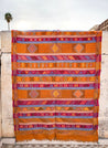 TIFLET Flatwoven Rug 244/153 - orange & fuchsia