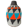 Berber Basket - grey | orange | turquoise