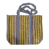 Colorful Recycled Woven Shopper with Double Handle