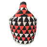 Berber Basket - red | black