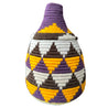 Berber Basket - purple | yellow | grey | brown