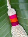 Cotton Tassel with Multicolor Trim