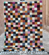 Multicolor Checkered Rug 168/117