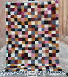 Multicolor Checkered Rug 168/114