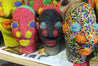 Beaded Tribal Heads from Cameroon XS