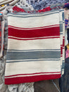 Striped Kilim Cushions 60/45 - off white | red | grey