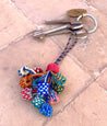 Handmade Multicolor Button Keyhanger