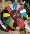 Handmade Leather Pouf M
