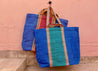 Colorful Recycled Woven Shopper with Double Handle