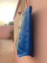Colorful Recycled Woven Shopper with Double Handle