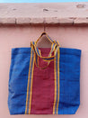 Colorful Recycled Woven Shopper with Double Handle