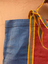 Colorful Recycled Woven Shopper with Double Handle