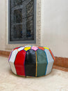 Handmade Leather Pouf M