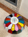Handmade Leather Pouf M