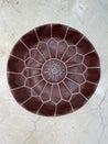 Handmade Leather Pouf L