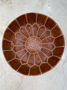 Handmade Leather Pouf L