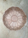 Handmade Leather Pouf L