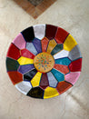 Handmade Leather Pouf L