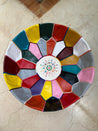 Handmade Leather Pouf L