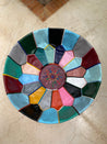 Handmade Leather Pouf M
