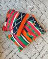 Tribal Boujad Cushions - Orange, Green & Red