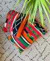 Tribal Boujad Cushions - Orange, Green & Red